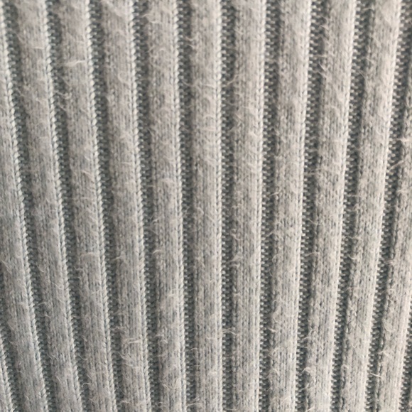 AMERICAN EAGLE Light Blue Soft L/S Top Sweater V Neck Ribbed Medium - Picture 5 of 7